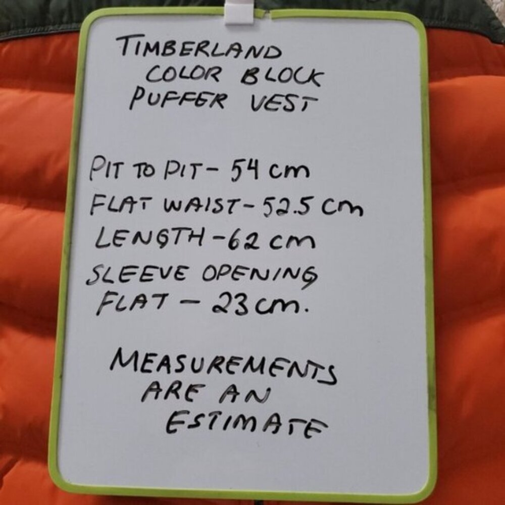 TIMBERLAND Reversible Puffer Color Block Utility Retreat Vest - Picture 12 of 16